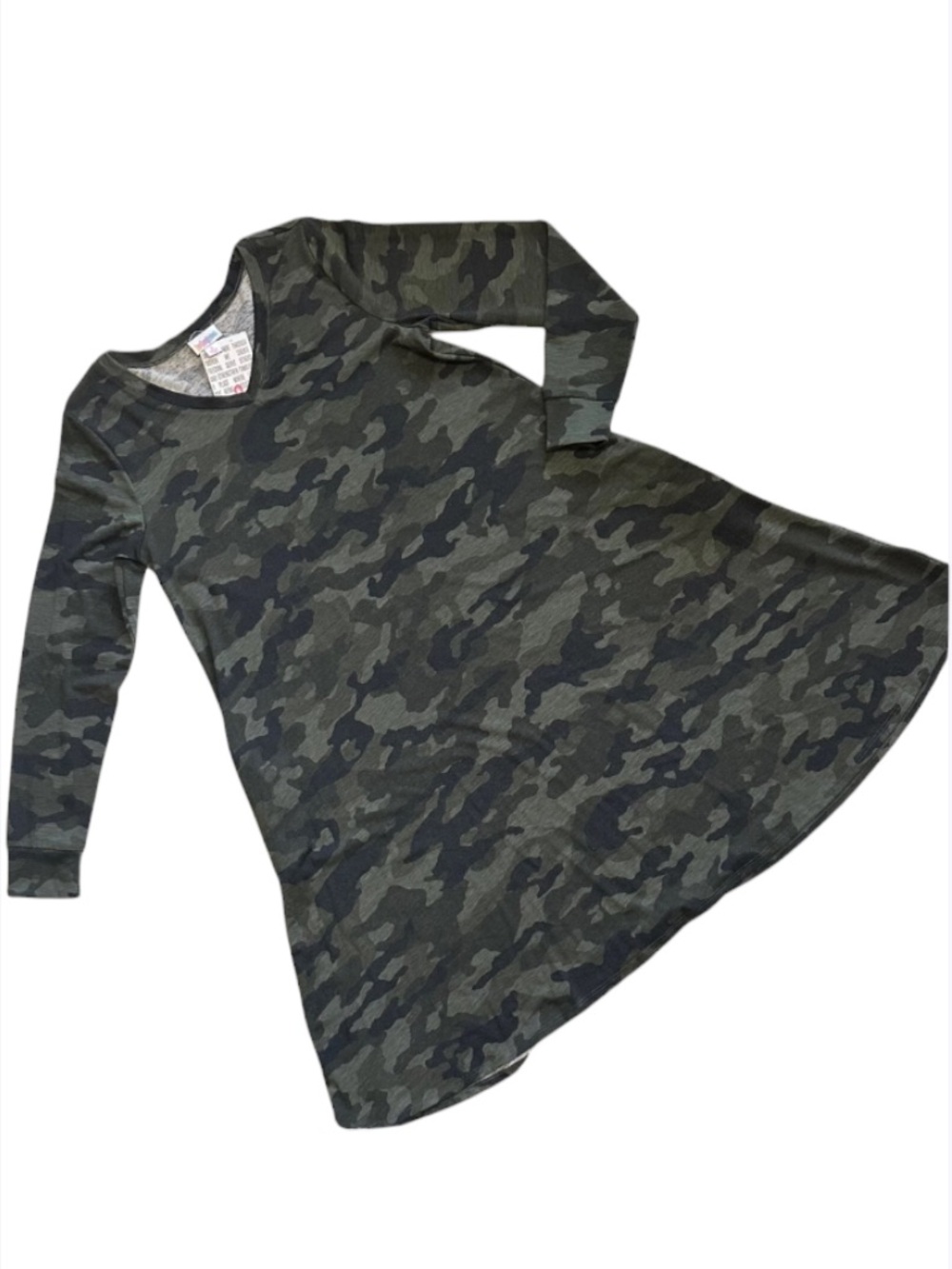 Lularoe Camo Emily Dress Large